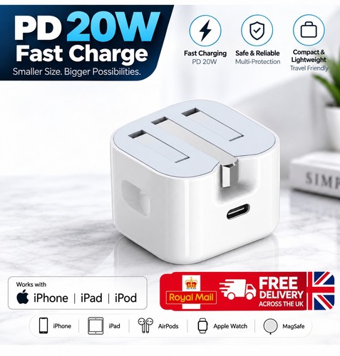 Fast 20w usb - usb-c, plug