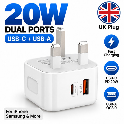 20w usb fast charger plug - fast,
