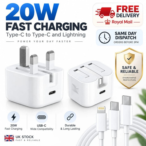 Fast 20w usb plug - fast, usb-c