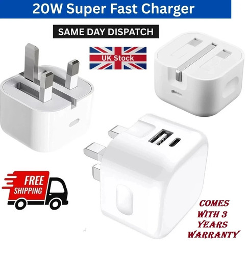 Fast 20w usb plug - usb-c, pd