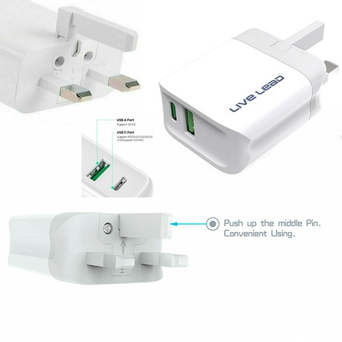 Pin dual usb - uk, &