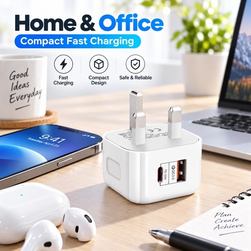 20w usb fast charger - usb-c, plug