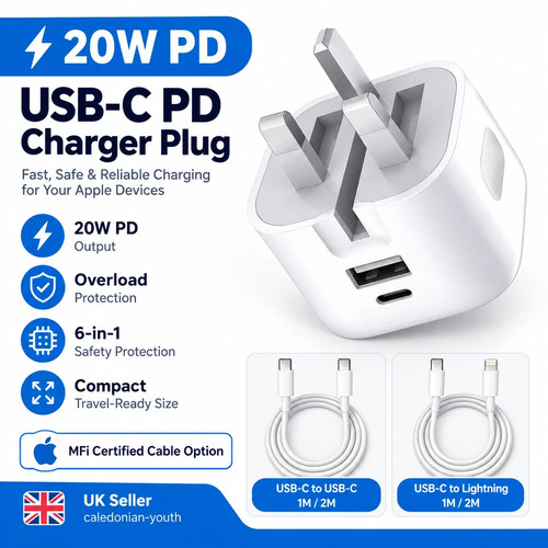 Fast 20w usb - pd, plug
